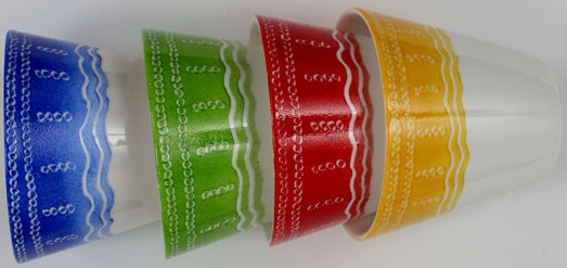4 tasses à café